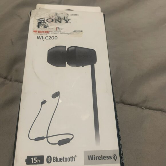 SONY Other - Official Sony Bluetooth Wireless Stereo Headset WI-C200 [ White ] NEW